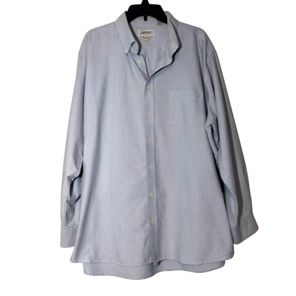 AFFINITY APPAREL Dress Shirt Button Down Light Blue Size 18.5 36/37 Office